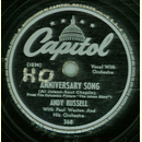 Andy Russell - Anniversary Song / My Best To You