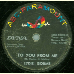 Eydie Gorme - I Will Follow You / To You From Me