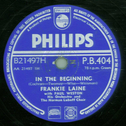 Frankie Laine - In The Beginning / Old Shoes