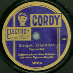 Zigeunerprimas Jean Guiesco - Signet, Zigeuner / Ungarische Lieder und Csardas