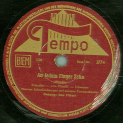 Die Kolibris / Rudolf Scharfenberger  - Jim, Jonny, Jonas / Das Fitzett - An jedem Finger Zehn