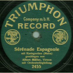 Albert Mller ( Xylophon Solo) - Gretchens Lieblingstanz / Srnade Espagnole ( Kastagnetten )