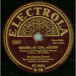 Wolfgang Sauer - Trnen in den Augen / Glaube mir