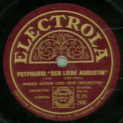 Marek Weber und sein Orchester - Potpourri  Der Liebe...