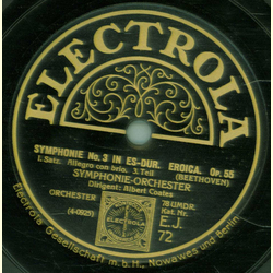 Symphonie Orchester- Symphonie No.3 in Es-Dur. , 1 Satz....