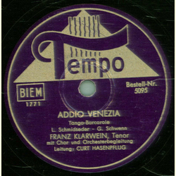 Franz Klarwein - Addio Venezia / Frhling in Sorrent
