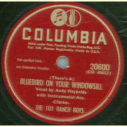 The 101 Ranch Boys - Bluebird On Your Windowsill / Two Cents, Three Eggs and A Postcard