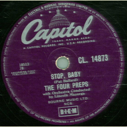 The Four Preps - Big Man / Stop, Baby