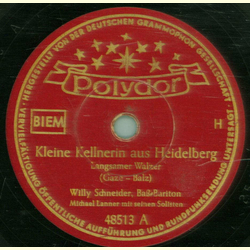 Willy Schneider - Kleine Kellnerin aus Heidelberg / Liebe kleine Schwalbe