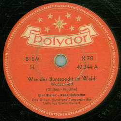 Erni Bieler und Rudi Hofstetter - Wie der Buntspecht im...