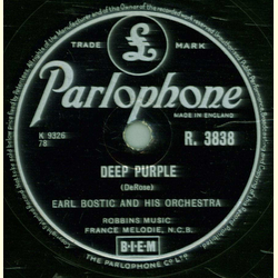 Earl Bostic - Smoke Rings / Deep Purple