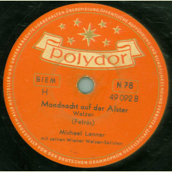 Michael Lanner m. s. Wiener-Walzer-Solisten - Kuckucks-Walzer / Mondnacht auf der Alster