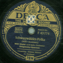Will Glah , Golgowsky Quartett - Schwarzwlder Polka /...