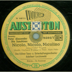 Peter Alexander, Die Sunshines - In Sorrent / Nicolo,Nicolo, Nicolino