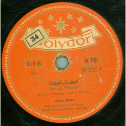 Alice Babs - Jodel-Jockel / Hast du ein Herz gefunden