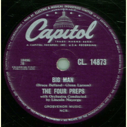 The Four Preps - Big Man / Stop, Baby