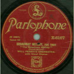 Will Perry`s Orchestra - You Were Meant For Me / Broadway Melody