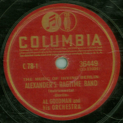 Al Goodman and his  Orchestra -  Alexanders Ragtime Band / Lady Of The Evening