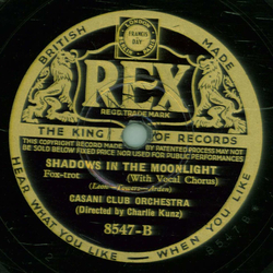 Gasini Club Orchestra - Chasing Shadows / Shadows In The Moonlight