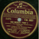 Jimmy Leach and the Hammond Organ - Rag Medley Part1 /...