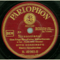 Otto Dobrindt - Straussiana 1. Teil /  Straussiana 2. Teil