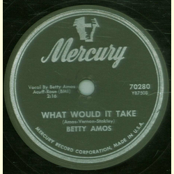 Betty Amos - What Would It Take / Hello To The Blues
