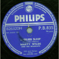 Marty Wilde and his Wildcats - Endless Sleep/ Her Hair Was Yellow