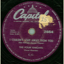The Four Knights - I Couldn`t Stay Away From You / I Get...