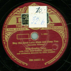 Bing Crosby with The Ken Darby Singers - A Perfect Day /...
