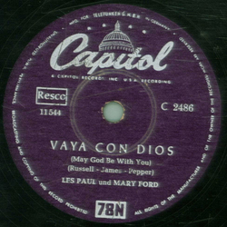 Les Paul & Mary Ford - Vaya Con Dios / Johnny