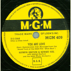 Kathrny Grayson & Howard Kiel - You Are Love / William Warfield -  Ol`Man River