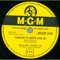 Billy Eckstine - Someone To Watch Over Me / Kiss Of Fire