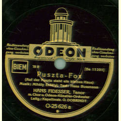 Hans Fidesser, Odeon-Künstler-Orchester: Dobrindt  -...