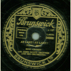 Bing Crosby - At Last ! At Last! / The Isle Of Innisfree