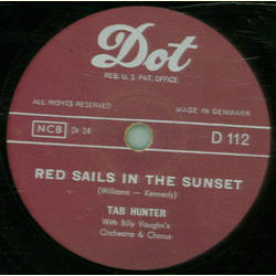 Tab Hunter - Young Love / Red Sails In The Sunset