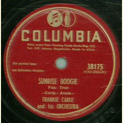 Frankie Carle - Moondust Rhapsody / Sunrise Boogie
