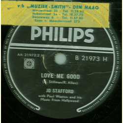 Jo Stafford - Taking A Chance On Love / Love Me Good