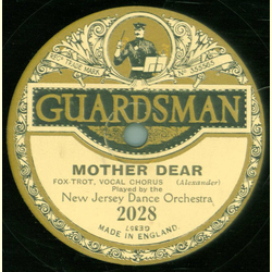 New Jersey Dance Orchestra - Lantern Of Love / Mother Dear