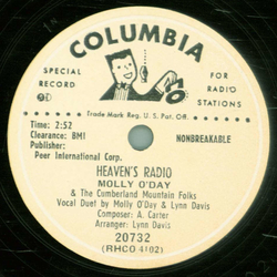 Molly O`Day  - Heaven`s Radio / Don`t Sell Daddy Any More Whiskey