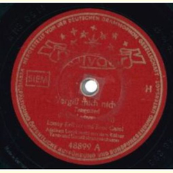 Lonny Kellner & Ren Carol - Vergi mich nicht / Verlieb...