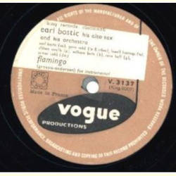 Earl Bostic his alto sax and his Orchestra - Flamingo / Sleep