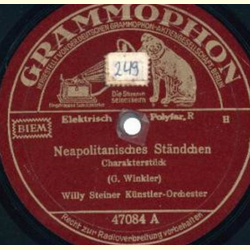 Willy Schneider Künstler Orchester - Neopolitanisches Ständchen / Balkan