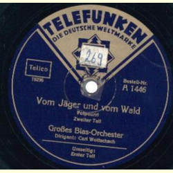 Groes Blas-Orchester - Vom Jger und vom Wald (Potpourri) Teil 1. / Teil 2.