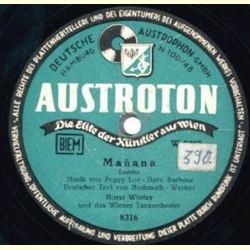 Horst Winter und das Wiener Tanzorchester - Manana /...