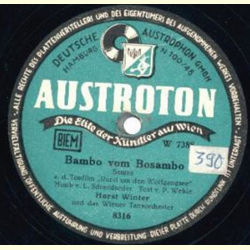 Horst Winter und das Wiener Tanzorchester - Manana / Bambo vom Bosambo
