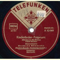 Hermann M�nnecke - Marinka / Kinderlieder Potpurri