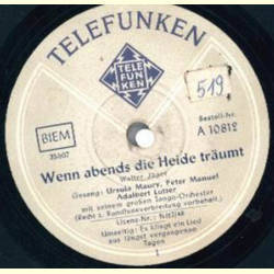 Ursula Maury, Peter Manuel, Adalbert Lutter - Wenn abends...