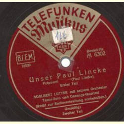 Adalbert Lutter - Unser Paul Linke ( Potpourri 1. Teil ) / 2. Teil