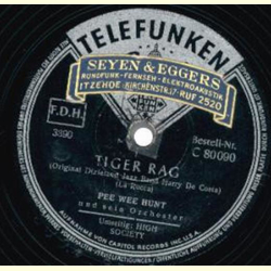 Pee Wee Hunt - Tiger Rag / High Society
