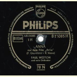 Paul Weston - Anna / Dutch Treat